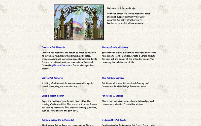Rainbow Bridge Pet Loss Rainbow Bridge Pet Loss